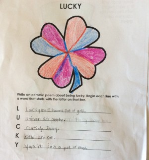 St Patrick's Day - Lucky clover